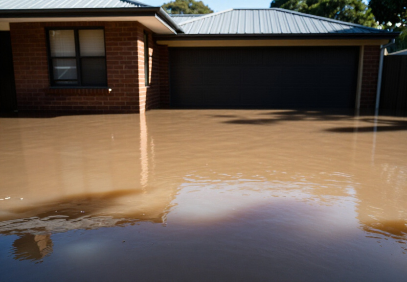 Before and After Flood Damage in Chippendale
